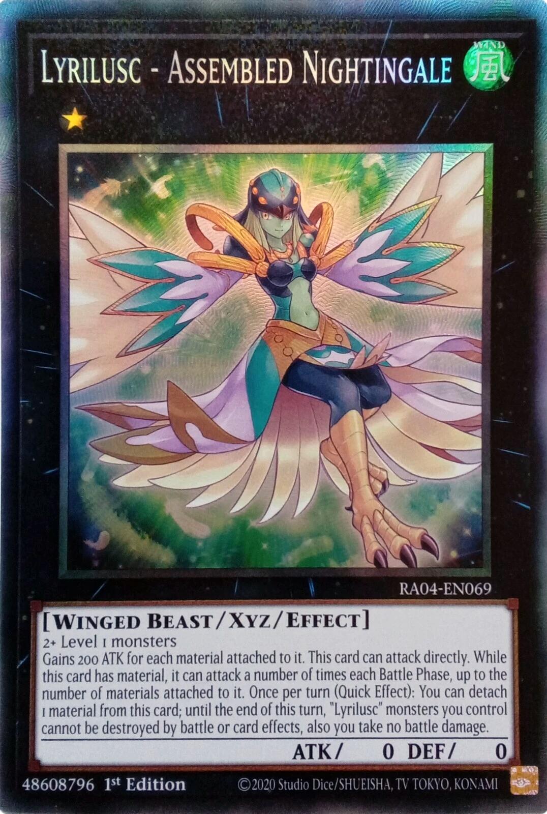 Lyrilusc - Assembled Nightingale [RA04-EN069] Prismatic Collector's Rare | Exor Games Summserside