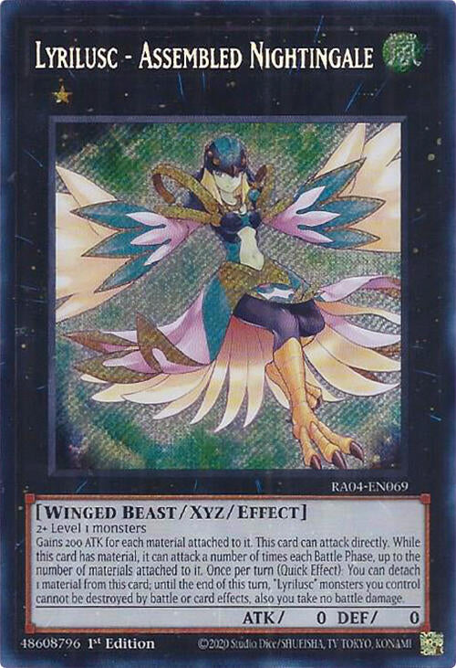 Lyrilusc - Assembled Nightingale [RA04-EN069] Secret Rare | Exor Games Summserside