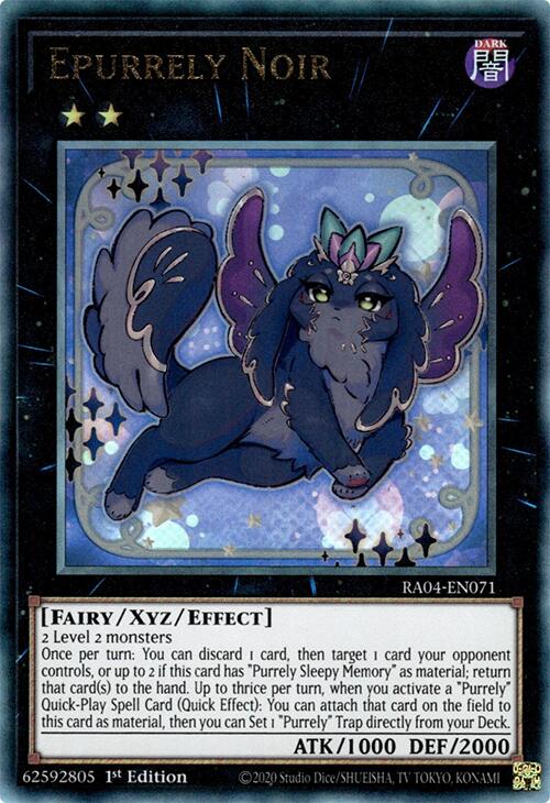 Epurrely Noir [RA04-EN071] Prismatic Ultimate Rare | Exor Games Summserside