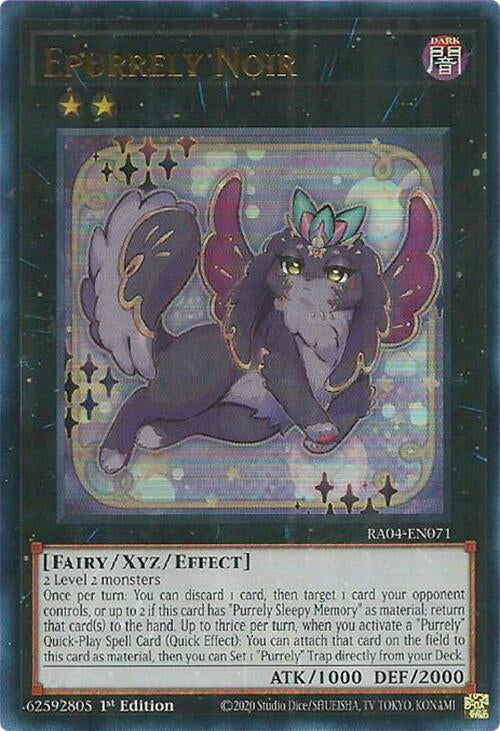 Epurrely Noir [RA04-EN071] Ultra Rare | Exor Games Summserside