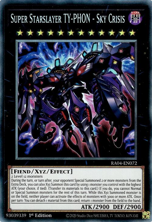 Super Starslayer TY-PHON - Sky Crisis [RA04-EN072] Prismatic Collector's Rare | Exor Games Summserside