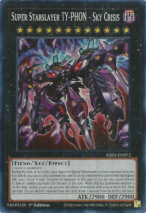 Super Starslayer TY-PHON - Sky Crisis [RA04-EN072] Super Rare | Exor Games Summserside