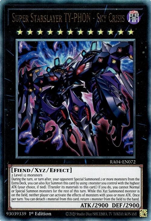 Super Starslayer TY-PHON - Sky Crisis [RA04-EN072] Prismatic Ultimate Rare | Exor Games Summserside