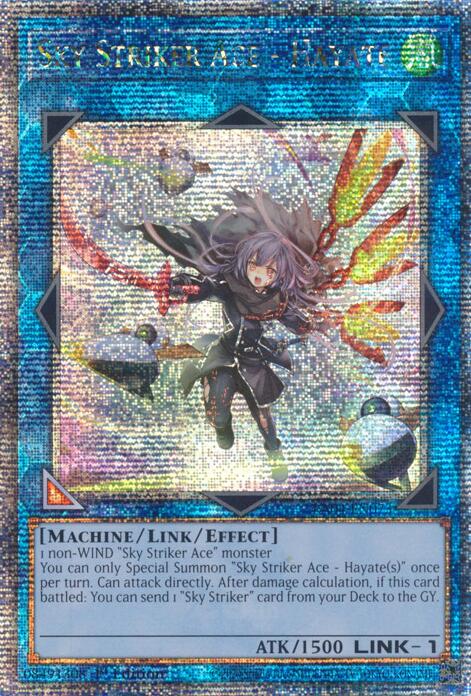 Sky Striker Ace - Hayate (New Art) [RA04-EN073] Quarter Century Secret Rare | Exor Games Summserside