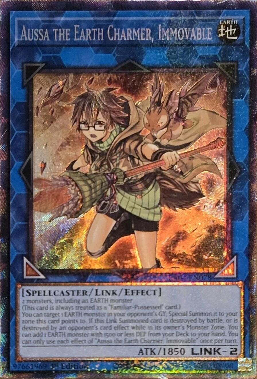 Aussa the Earth Charmer, Immovable [RA04-EN078] Prismatic Collector's Rare | Exor Games Summserside