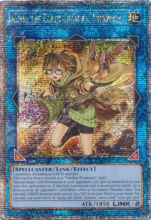 Aussa the Earth Charmer, Immovable [RA04-EN078] Quarter Century Secret Rare | Exor Games Summserside