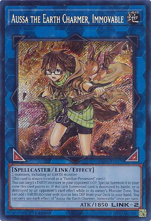Aussa the Earth Charmer, Immovable [RA04-EN078] Secret Rare | Exor Games Summserside