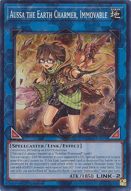 Aussa the Earth Charmer, Immovable [RA04-EN078] Super Rare | Exor Games Summserside