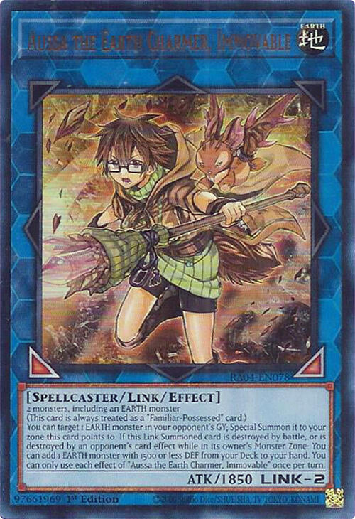 Aussa the Earth Charmer, Immovable [RA04-EN078] Ultra Rare | Exor Games Summserside