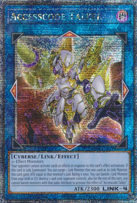 Accesscode Talker (New Art) [RA04-EN079] Quarter Century Secret Rare | Exor Games Summserside