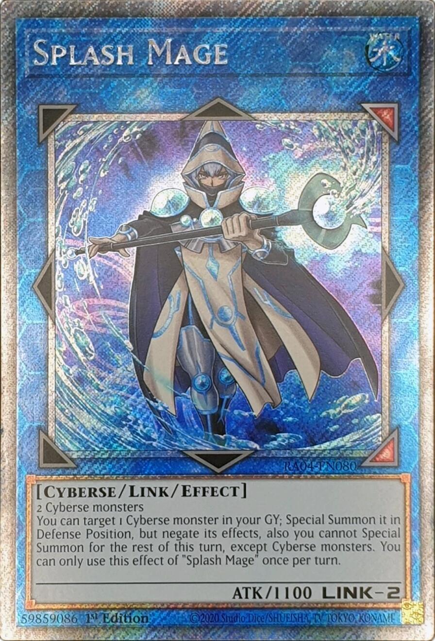 Splash Mage [RA04-EN080] Platinum Secret Rare | Exor Games Summserside