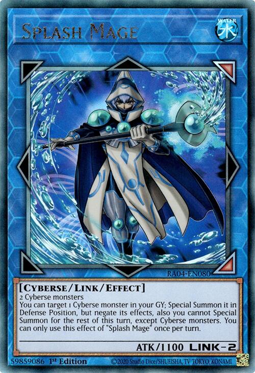 Splash Mage [RA04-EN080] Prismatic Ultimate Rare | Exor Games Summserside