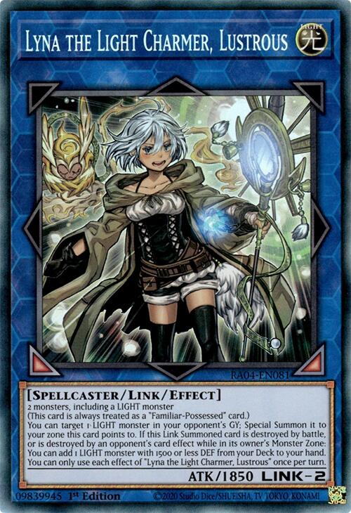 Lyna the Light Charmer, Lustrous [RA04-EN081] Prismatic Collector's Rare | Exor Games Summserside