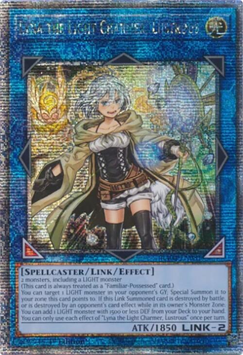 Lyna the Light Charmer, Lustrous [RA04-EN081] Quarter Century Secret Rare | Exor Games Summserside