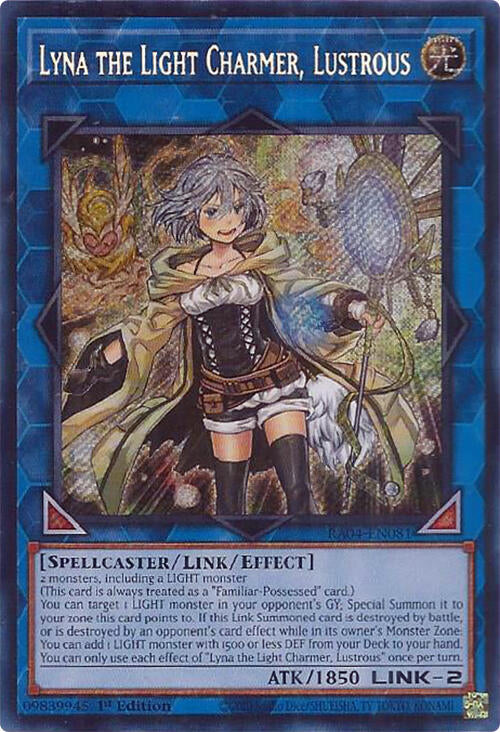 Lyna the Light Charmer, Lustrous [RA04-EN081] Secret Rare | Exor Games Summserside