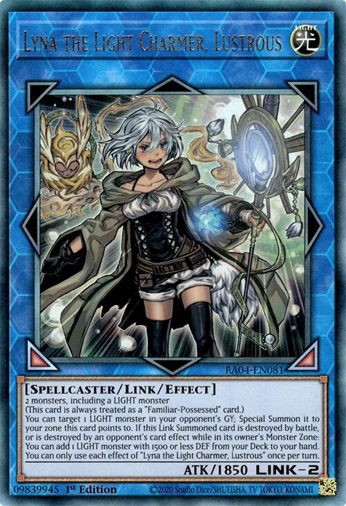 Lyna the Light Charmer, Lustrous [RA04-EN081] Prismatic Ultimate Rare | Exor Games Summserside