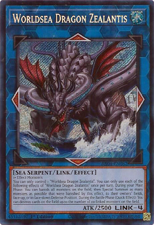 Worldsea Dragon Zealantis [RA04-EN082] Secret Rare | Exor Games Summserside