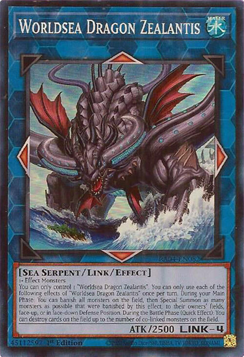Worldsea Dragon Zealantis [RA04-EN082] Super Rare | Exor Games Summserside