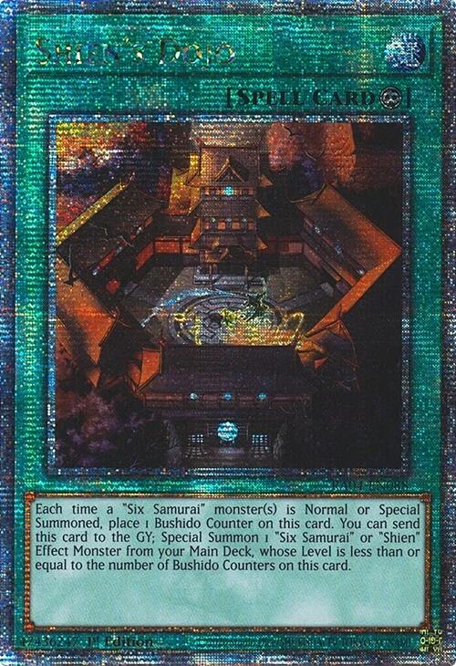 Shien's Dojo [RA04-EN088] Quarter Century Secret Rare | Exor Games Summserside