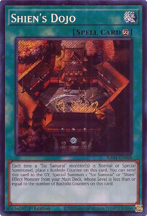 Shien's Dojo [RA04-EN088] Secret Rare | Exor Games Summserside