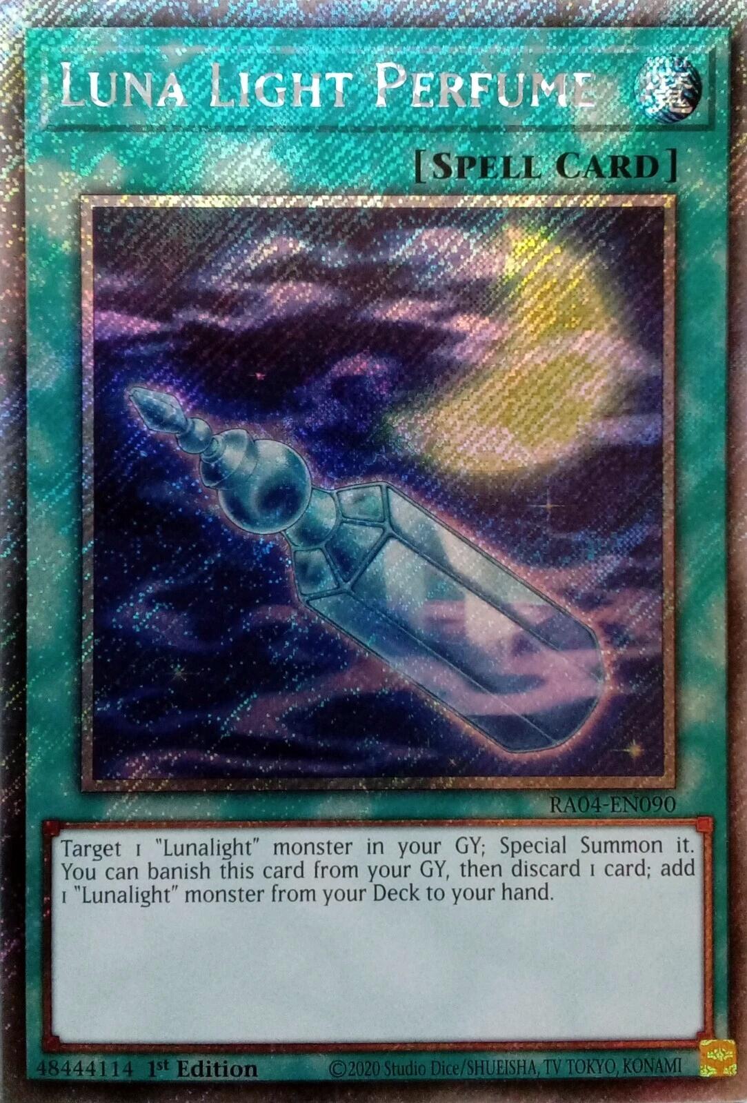 Luna Light Perfume [RA04-EN090] Platinum Secret Rare | Exor Games Summserside