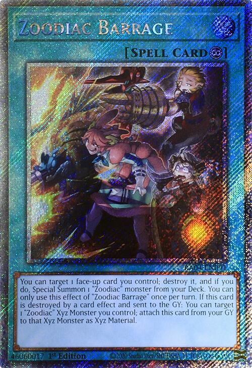 Zoodiac Barrage [RA04-EN091] Platinum Secret Rare | Exor Games Summserside
