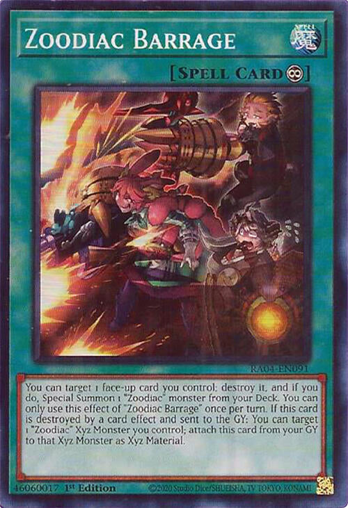 Zoodiac Barrage [RA04-EN091] Super Rare | Exor Games Summserside