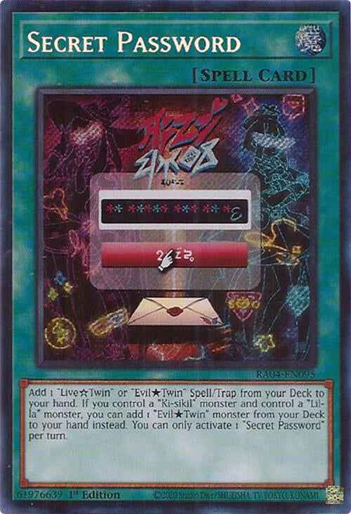 Secret Password [RA04-EN095] Secret Rare | Exor Games Summserside