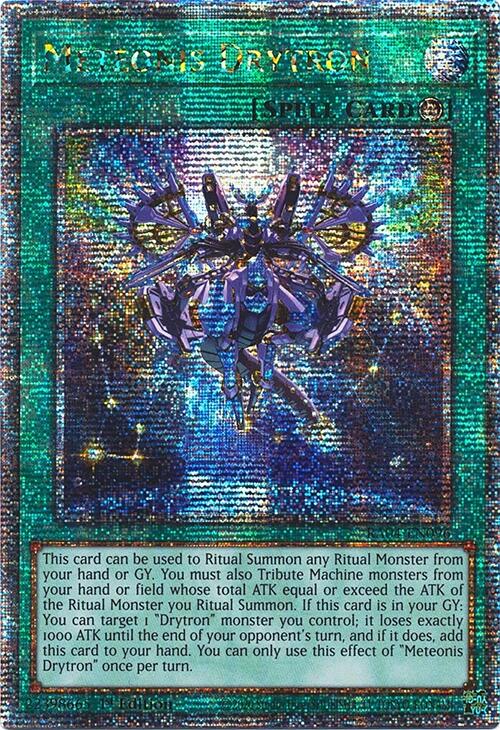 Meteonis Drytron [RA04-EN096] Quarter Century Secret Rare | Exor Games Summserside