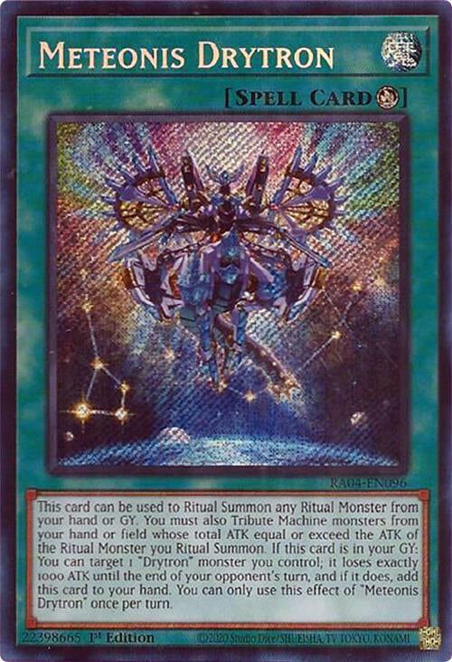 Meteonis Drytron [RA04-EN096] Secret Rare | Exor Games Summserside