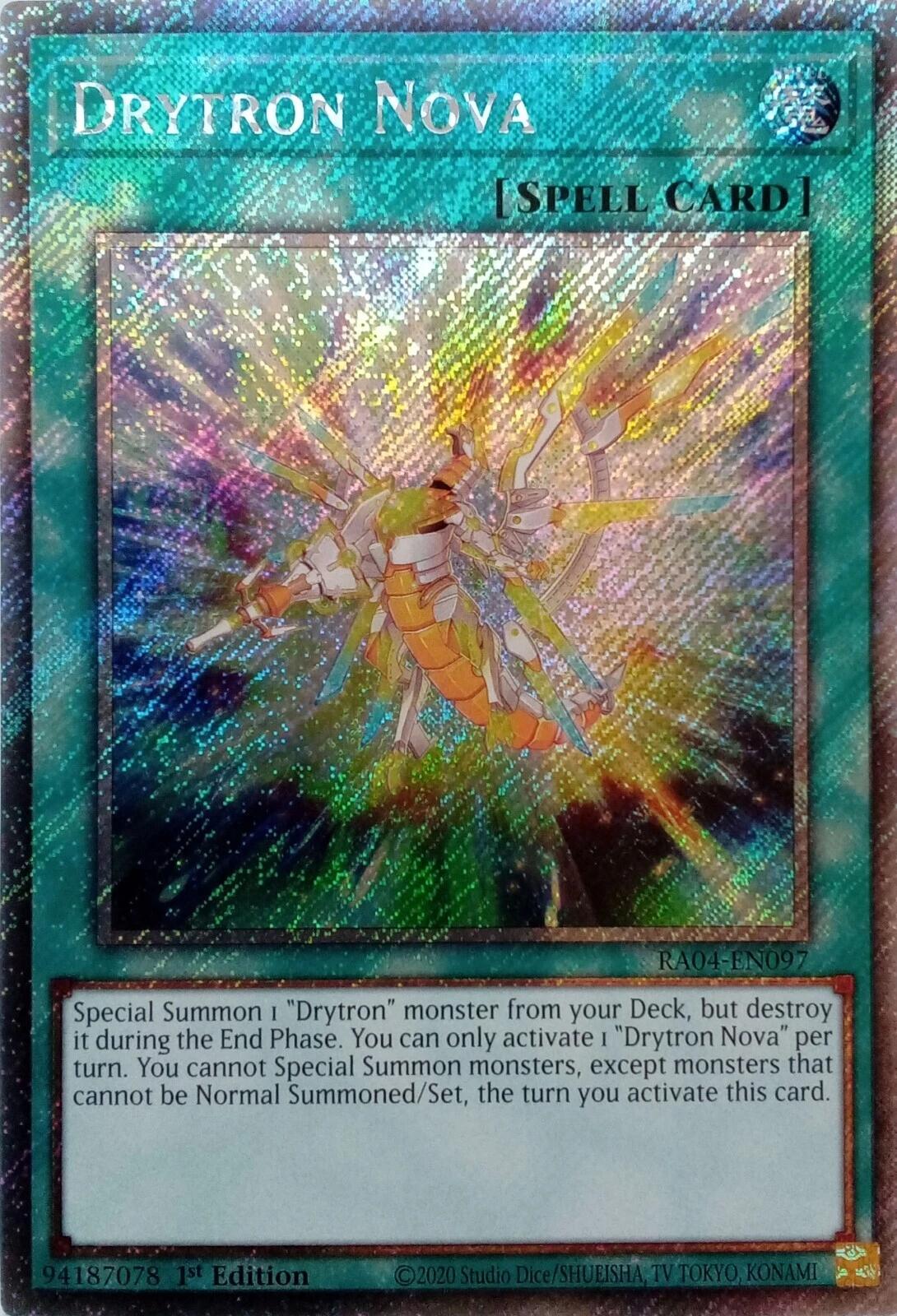 Drytron Nova [RA04-EN097] Platinum Secret Rare | Exor Games Summserside