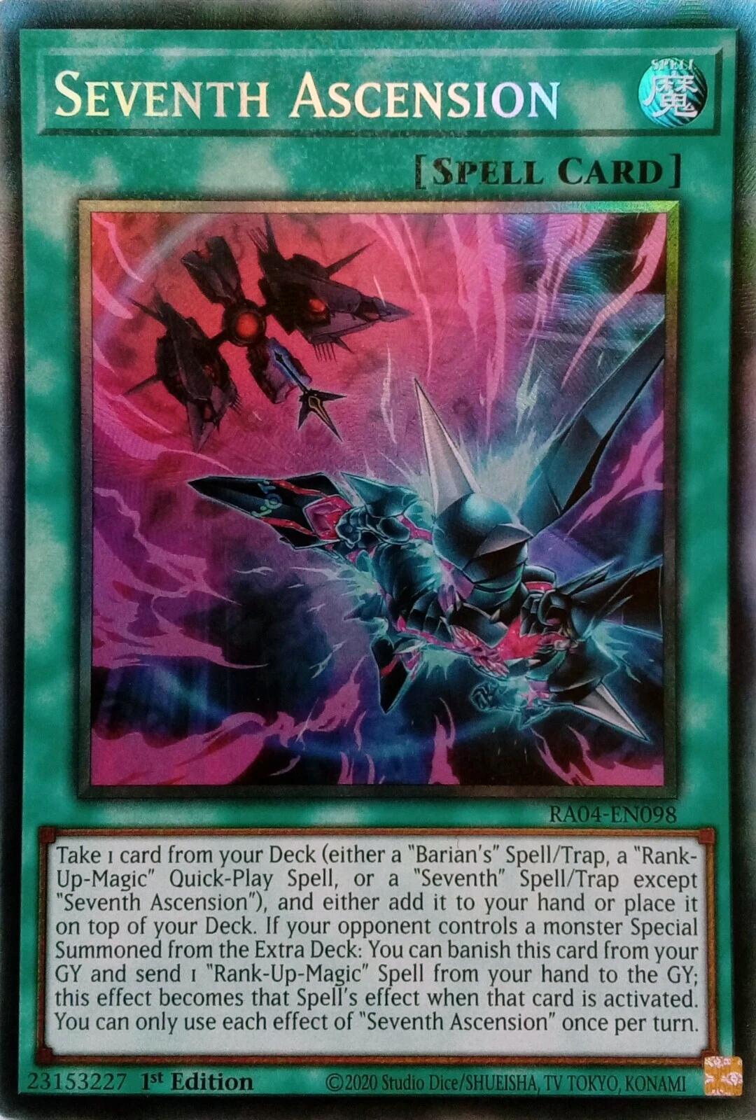 Seventh Ascension [RA04-EN098] Prismatic Collector's Rare | Exor Games Summserside