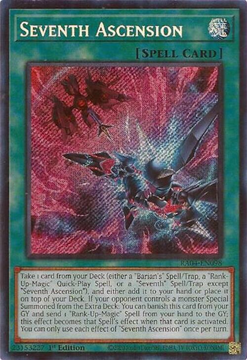 Seventh Ascension [RA04-EN098] Secret Rare | Exor Games Summserside