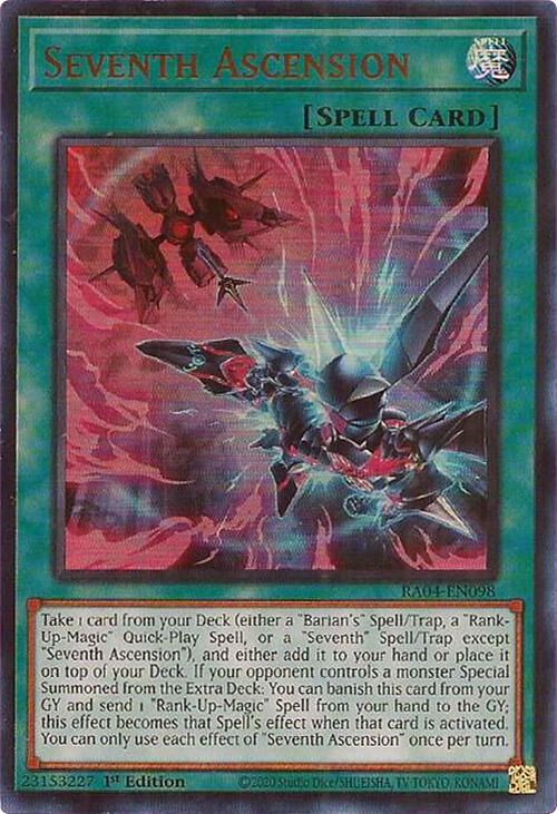 Seventh Ascension [RA04-EN098] Ultra Rare | Exor Games Summserside