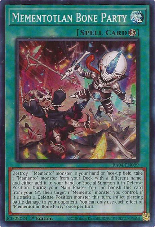 Mementotlan Bone Party [RA04-EN099] Super Rare | Exor Games Summserside