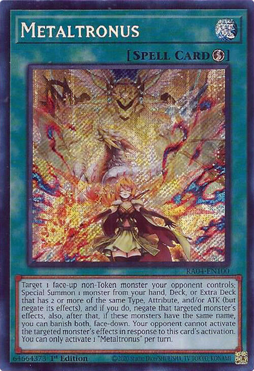 Metaltronus [RA04-EN100] Secret Rare | Exor Games Summserside