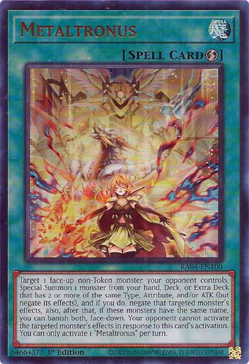 Metaltronus [RA04-EN100] Ultra Rare | Exor Games Summserside