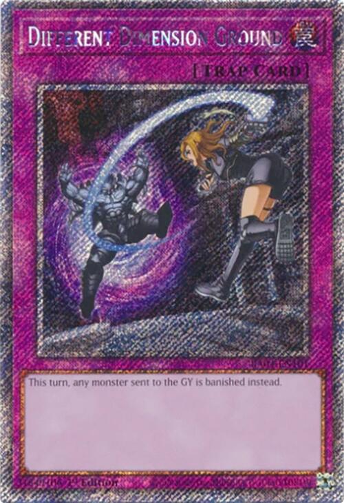 Different Dimension Ground [RA04-EN101] Platinum Secret Rare | Exor Games Summserside