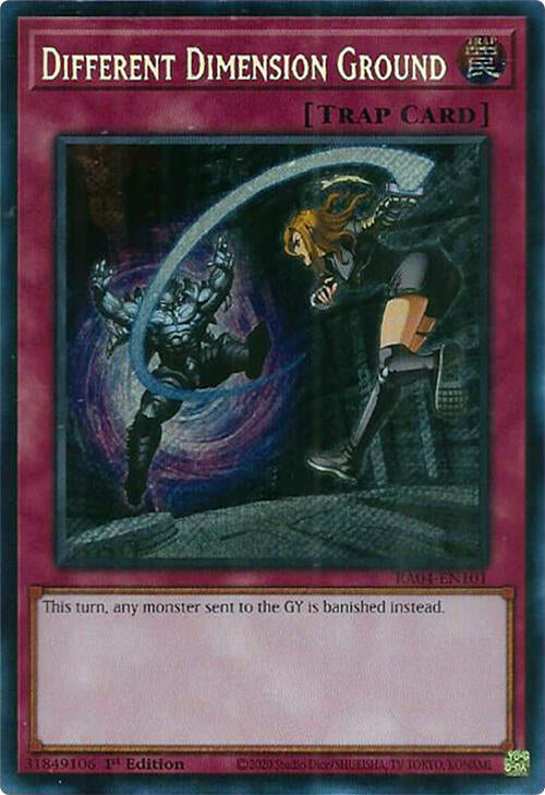 Different Dimension Ground [RA04-EN101] Secret Rare | Exor Games Summserside