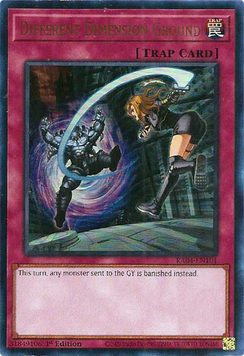 Different Dimension Ground [RA04-EN101] Ultra Rare | Exor Games Summserside