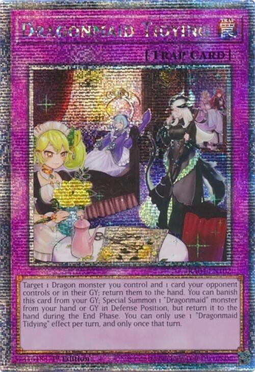 Dragonmaid Tidying [RA04-EN102] Quarter Century Secret Rare | Exor Games Summserside