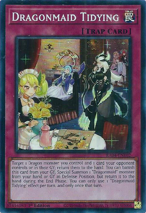 Dragonmaid Tidying [RA04-EN102] Super Rare | Exor Games Summserside