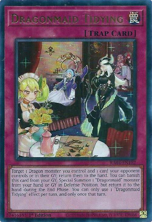 Dragonmaid Tidying [RA04-EN102] Ultra Rare | Exor Games Summserside