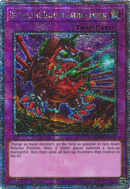 Destructive Daruma Karma Cannon [RA04-EN103] Quarter Century Secret Rare | Exor Games Summserside