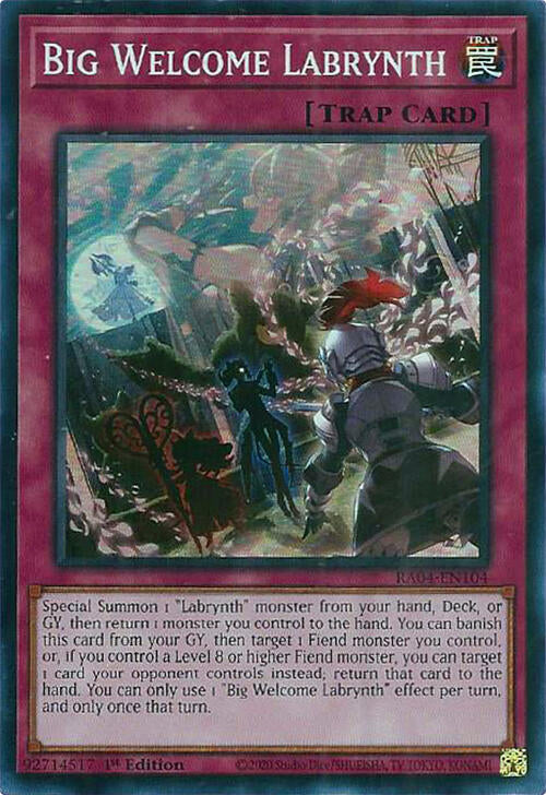 Big Welcome Labrynth [RA04-EN104] Super Rare | Exor Games Summserside