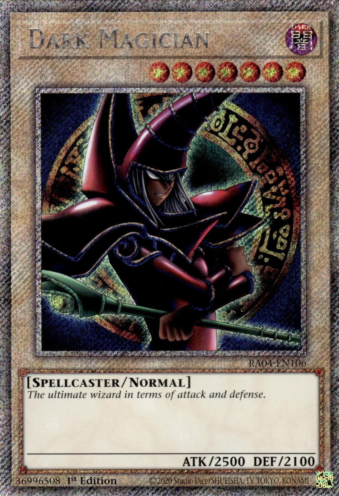 Dark Magician (Arkana) [RA04-EN106] Platinum Secret Rare | Exor Games Summserside
