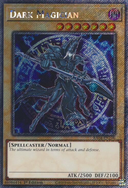 Dark Magician (7th Art) [RA04-EN106] Platinum Secret Rare | Exor Games Summserside