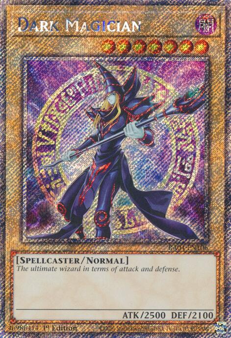 Dark Magician (8th Art) [RA04-EN106] Platinum Secret Rare | Exor Games Summserside