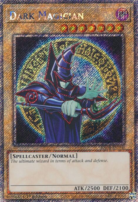 Dark Magician (9th Art) [RA04-EN106] Platinum Secret Rare | Exor Games Summserside