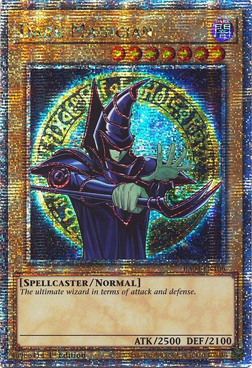 Dark Magician (9th Art) [RA04-EN106] Quarter Century Secret Rare | Exor Games Summserside